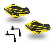 Powermadd Sentinel Handguards Guards Tri Mount Yellow Black King Quad Vinson