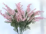 Pink Wattle Stem Australian Native Flowers Faux Silk Artificial Wattles x 1