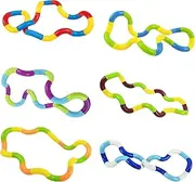 HoAhaMay Pack of 6 Stress Reducing Twister Toys, Hand Wrap Toy, Removable Splicing Still, Helps Reduce Stress and Anxiety, Autism, Suitable for Adults and Children