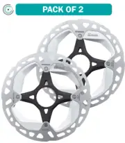 2 Pack Shimano Deore XT RT-MT800-S Disc Brake Rotor with External Lockring 160mm
