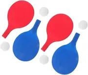 GANAZONO 8pcs Pong Paddle Table Tennis Racquets Table Tennis Trainer Portable Tennis Net Table Entertainment Tennis Table Tennis Paddle Tennis Racket Tennis Table Net Plastic