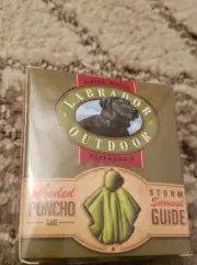 Brand New Factory Sealed Labrador Outdoor Hooded Poncho & Storm Survival Guide