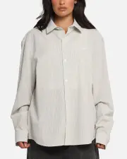 [X-LARGE] X-large Oxford Script Button Up Shirt Olive - Size S S Olive