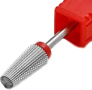 ERUIKA Nail Drill Bits 5 in 1 Carbide Rotary Bit 3/32" Shank Nail Cutter,Left and Right Handed Acrylic or Hard Gel Remover (F)