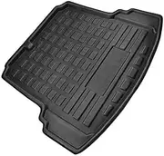 Rynplex Car Rear Trunk Cargo Mat Boot Liner Floor Carpet Tray, for VW, for Jetta, Mk6 2011 2012 2013 2014 2015 2016 2017 2018 Sedan Car Boot Liner