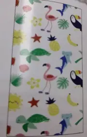 Kids Tropical Beach Towel Toucan Shark Flamingo Bath Pool 27x55 Plush Soft