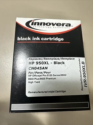 HP 950 Xl Compatible Black Ink Cartridge Innovera Cn045AN New Please Read