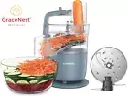 Multipro Go FDP22.130GY Food Processor 1.3L 650W Chopping Slicing Grating Grey