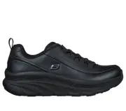 SKECHERS WORK Women's D'Lux Walker SR Jixil Soft Toe Slip Resistant Work Shoes B