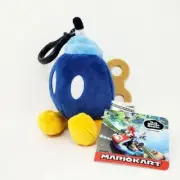 Nintendo MarioKart Bob-omb 4" Small Plush Clip NWT