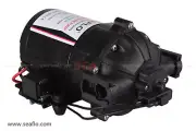 SeaFlo Marine Water Pump 12 V DC 60 PSI 7.0 GPM on boat compare to Everflo