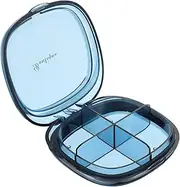 SOESFOUFU Portable Weekly Pill Organizer Case Capacity Travel Medicine Holder Compact Sealing Container Lightweight and Durable Design for Easy Carrying for Suitcases and Backpacks