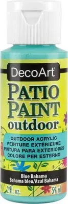 DecoArt Patio Paint 2oz-Blue Bahama DCP-63