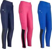 [Lazura] Adventure Children's Riding Leggings Silicone Full Seat