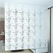 Hanging Room Divider, Wood Plastic Openworked Living Room Partitions Panel Screen,Dining Bedroom Office Restaurant Decoration Screen,29/39cm