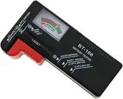 jojofuny Portable Battery Tester Voltage Meter with Easy to Read Pointer for AA AAA C D 9V Button Cell Batteries Compact and User Friendly Battery Checker