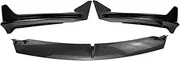 Compatible for Tesla Model 3 Y 2017-2023 Front Bumper Spoiler Lip DIY Lower Bumper Diffuser Protector Modification Body Trim Cover(3 Carbon Pattern)