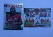 Elijah Green 2023 Bowman Modern Prospects #MP-20 & 2024 Bowman Top 100 #BTP-70