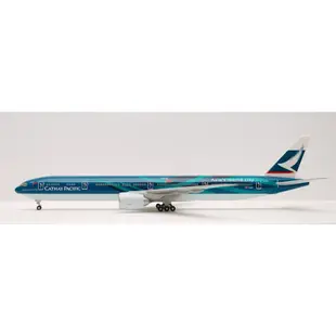 Hogan 1/200 國泰航空 Cathay Pacific 777-300ER B-KPF 亞洲國際都會 木製底座