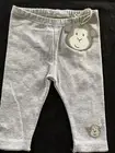 Bellybutton (Germany) NWT Grey Organic Cotton Crocheted Monkey Leggings-3-6mos