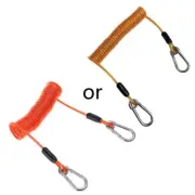 Kayak Paddles Leash with D-Shape Carabiner, Paddle Board Fishing Rod Leash