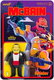 The Simpsons - Senator Mendoza (McBain) ReAction 3.75” Action Figure