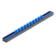 Hyper Tough 1/4-INCH DRIVE SOCKET HOLDER Aluminum Rail HOLDS UP TO 10 SOCKETS