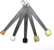 Mini Square Bowl Measuring Spoons Set, Small Stainless Steel Teaspoon for Cooki