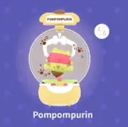 Kawaii Doll Clamping Machine Series Figure Pompompurin Action Figure Model