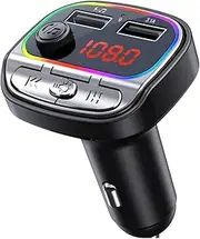 C21 C20 Bluetooth 5.0 FM Transmitter Radio Car Kit Wireless Dual USB Charger MP3 Player Stereo