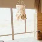 Macrame Lamp Shade Lampshade Modern Bohemian Handmade Light Shade for Office