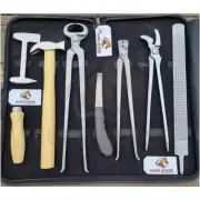 Euro Professional Heavy Duty Horse Care Farrier Tool Kit Hoof Clincher Nipper