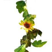 LED Solar Powered Ivy Fairy String Lights Garden Outdoor Wall Fence Light