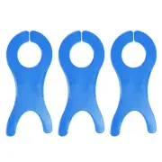 8pcs Winding Plate Board 10 x 4.8cm Thread String Winder Plate, Blue