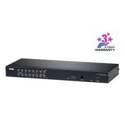 ATEN 1-Local/Remote Share Access 16-Port Multi-Interface Cat 5 KVM over IP Switch
