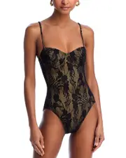 Norma Kamali Underwire Mio One Piece Swimsuit