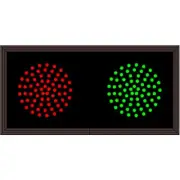 Signal-Tech 10893 TCL714RG-225/120-277VAC Indicator Dots, Blank-out LED Sign