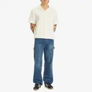Wax London Lido Box Doby Short Sleeve Shirt