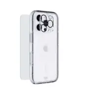 Tech21 Bundle Pack - EvoClear Case + Tempered Glass + Lens Protector for iPho...