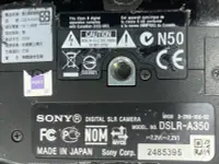 在飛比找露天拍賣優惠-二手日本制Sony DSLR-A350 數位單眼相機+鏡頭(