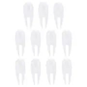 Golf Divot Tool, 12 Pack Plastic Golf Repair Tool Ball Marker for Golfer, White