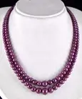 Certified Natural Ruby Beads Round 2 L 432 Ct Precious Red Gemstone Necklace