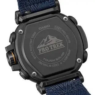 【CASIO】PROTREK PRG-601YB-2 太陽能登山錶系列/51mm/藍/公司貨【第一鐘錶】