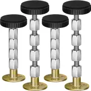 Adjustable Threaded Headboard Stoppers Fixer, Bedside Antishake Telescopic Suppo