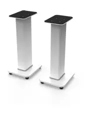 [Kanto] SX22W Tall Fillable Speaker Stands With Isolation Feet - Pair 22" in White