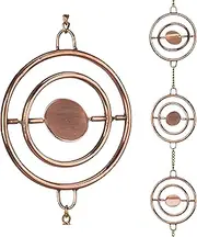 472P-8 Stelllar Rain Chain 8-1/2 Feet Long, 13 Large Figures, 100% Pure Copper
