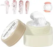 Solid Builder Nail Gel | 3D Non-Sticky Solid Sculpting Gel - Easy Dry, 5g Multifunctional White Manicure Supplies For Salon and Home