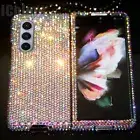 Glitter AB Diamond Case Fo Samsung Galaxy Z Fold 6 5 4 3 With SWAROVSKI ELEMENTS