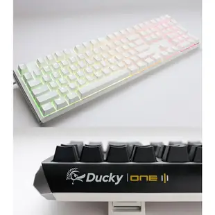 Ducky One 3 DKON2108ST RGB 機械鍵盤 100% 黑色 白色/ 黑色英文版(純英文鍵帽)/ 青軸