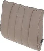 Zerodeko 1Pc Inflatable Waist Pillow Light Grey Back Support Cushion for Portable Waist Protector for Office Travel Home Outdoor Use
